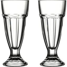 Beyaz Cam Dondurma Kupası Çiftli Set, Şık ve Kullanışlı Tasarım