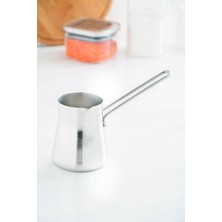 Paslanmaz Çelik Huni Cezve 375 Ml, Şık ve Dayanıklı Mutfak Gereci