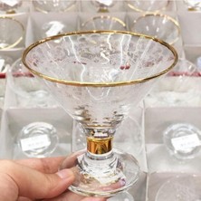 El Işlemeli Cam Şekerlik, Lokumluk, Çikolatalık, Dondurmalık, Şık ve Zarif Tasarım