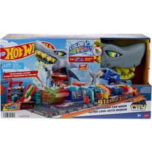 HTN82 Hot Wheels Muhteşem Köpek Balığı Araba Yıkama Oyun Seti