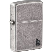 Zippo Armor® Series Flame Antique Silver Plate Dizayn Çakmak
