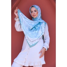 Botanik Çiçek Desenli Ipeksi Vual Şal