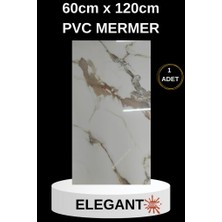 Alternatif Kaplama Uv Pvc Mermer Panel Elegant1 Adet 60X120CM Ev Ofis Otel Duvar Kaplama Paneli