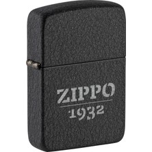 Zippo 1932 Replica Black Crackle Dizayn Çakmak