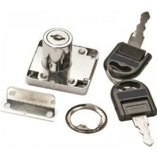 Kare Çekmece Dolap Kapak Posta Kutusu Kilidi 2 Anahtarlı Uçkk