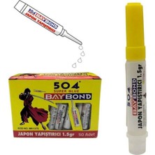 Bay-Tec 50 Adet 504 Baybond Japon Yapıştırıcı 1.5gr