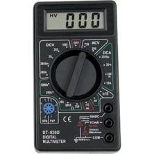 DT-830D Dijital Ölçü Aleti Multimetre Siyah - Multimetre - 2 Yıl
