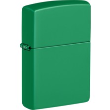 Zippo Regular Green Grass Matte - Çimen Yeşili  Mat Dizayn Çakmak