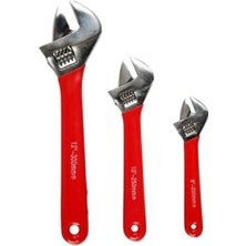 Kurbağacık Ingiliz Anahtarı Seti Takımı 8" 10" 12 Ayarlı Anahtar Set