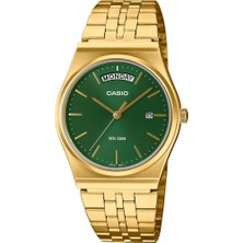 Casıo MTP-B146G-3AVDF Altın Kaplama Yeşil Kadran Erkek Kol Saati