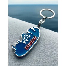 Metal Anahtarlık, Istanbul-Türkiye Mekanlar Koleksiyonu, Ev-Araba-Iş Yeri-Ofis Anahtarlık