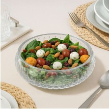 Beyaz Salata ve Meyve Sunum Kasesi, 24X6,5 Cm, Şık ve Kullanışlı Tasarım