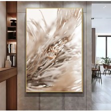 Harikabirev|krem Dal&yüzük Modeli ( CKD-072) |çerçeveli Kanvas Tablo Ckdikey