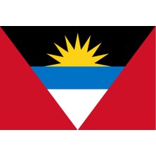 Antigua ve Barbuda Ülke Bayrağı 45X30CM Duvar Tablosu Çerçevesiz Pvc Tablo