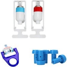 Renkli Su Sebili Yenileme Seti, Kapak ve Taşıyıcı ile Tam Set