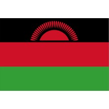 Malavi Ülke Bayrağı 45X30CM Duvar Tablosu Çerçevesiz Pvc Tablo