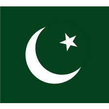 Pakistan Ülke Bayrağı 45X30CM Duvar Tablosu Çerçevesiz Pvc Tablo