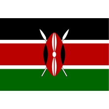 Kenya Ülke Bayrağı 45X30CM Duvar Tablosu Çerçevesiz Pvc Tablo