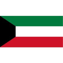 Kuveyt Ülke Bayrağı 45X22CM Duvar Tablosu Çerçevesiz Pvc Tablo