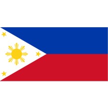 Filipinler Ülke Bayrağı 45X22CM Duvar Tablosu Çerçevesiz Pvc Tablo