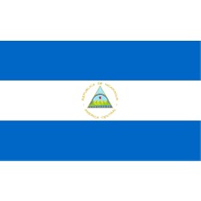 Nikaragua Ülke Bayrağı 45X22CM Duvar Tablosu Çerçevesiz Pvc Tablo