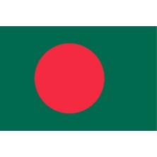 Bangladeş Ülke Bayrağı 45X30CM Duvar Tablosu Çerçevesiz Pvc Tablo
