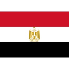 Mısır Ülke Bayrağı 45X30CM Duvar Tablosu Çerçevesiz Pvc Tablo