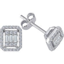 Sirius Pırlanta Baget Pırlanta Celestia Küpe 0417E0064