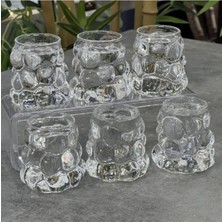 6'lı Üzüm Cam Bardak, 60 Ml, Şık ve Zarif Tasarım