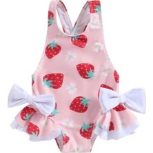 Petityu Sırtı Çapraz Şirin Çilekli Mayo