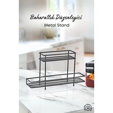 Iki Katlı Çok Amaçlı Metal Mutfak Düzenleyici Organizer