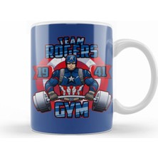 Efsanevi Süper Kahraman Takım Temalı Porselen Kupa