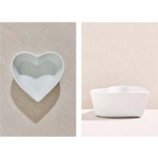 Turuncu Porselen Kalp Kase 13 Cm, Şık ve Kullanışlı Ev Dekoru Ürünü