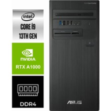 Asus Expertcenter D5 Tower I9 13900K D500TE-755 8gb 1tb Pny Nvidia Rtx A1000 Windows 11 Pro Masaüstü Bilgisayar