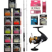 Yek Outdoor  Ultra Lrf Seti Savage Gear Sg2 Ultra Light Game 2.13M 2-10GR &shimano Makina Fx 1000 Fc