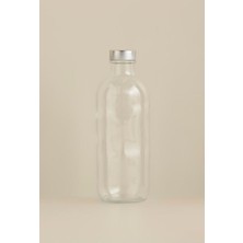 Turuncu Cam Su Şişesi 500 Cc, Şık ve Dayanıklı Içecek Kabı