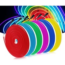 12V Pembe Neon LED Esnek 5 Metre, Canlı ve Parlak Aydınlatma Için Ideal