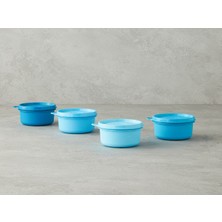 Mini Mavi Plastik Saklama Kabı, Pratik ve Şık Saklama Çözümü