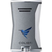Colibri Tek Torch Pürmüz Gri Slim Puro Çakmağı