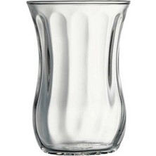 12'li Optikli Klasik Çay Bardağı, Kahverengi, Şık ve Kullanışlı Tasarım