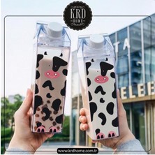 Şeffaf Pleksi Mika 500ML Süt Şişesi Kutusu, Dayanıklı ve Şık Tasarım