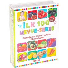 Bfs 1765 Flash Card Ilk 100 Meyveler Eği̇ti̇ci̇ Kartlar