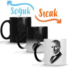 Renkli Sihirli Porselen Kupa Bardak, Eşsiz ve Şık Tasarım