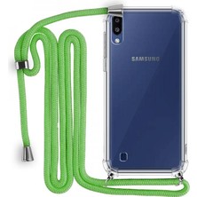 Piyasa Sepeti Samsung Galaxy M10 Boyun Askılı Şeffaf Tank Kılıf