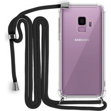 Piyasa Sepeti Samsung Galaxy S9 Boyun Askılı Şeffaf Tank Kılıf