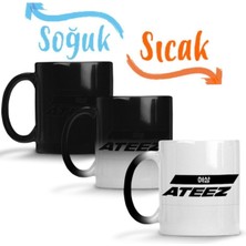 Renkli Porselen Sihirli Kupa Bardak, Şık ve Evinize Renk Katacak Tasarım