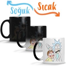 Renkli Sihirli Porselen Kupa Bardak, Eğlenceli ve Şık Tasarım