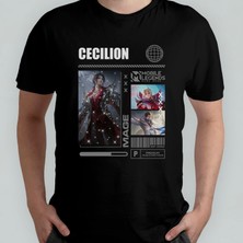 Pixxa Mobile Legends Cecilion Unisex %100 Pamuklu Bisiklet Yaka T-Shirt