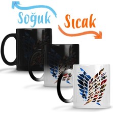 Renkli Porselen Sihirli Kupa Bardak, Güç ve Tarzı Yansıtan Tasarım