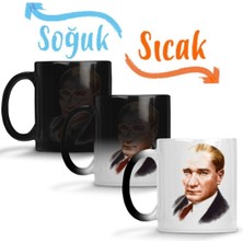 Renkli Sihirli Porselen Kupa Bardak, Şık ve Güzel Tasarım